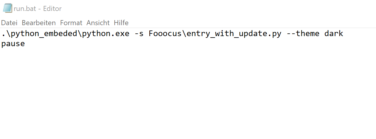 enable Fooocus Dark Mode